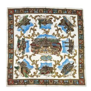 ROMA Vintage Souvenir Roma Scarf Made in Italy 100% Polyester 30x30